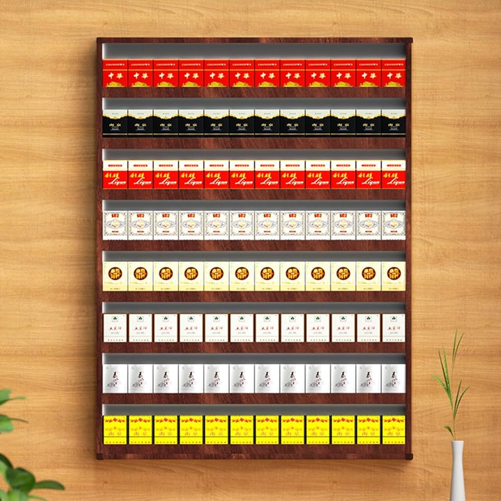 【ささ様】マイルドセブン　ラーク　陳列棚　レトロ　タバコ Amazon.co.jp: タバコ陳列棚、壁掛け小売陳列ケース、店舗陳列棚